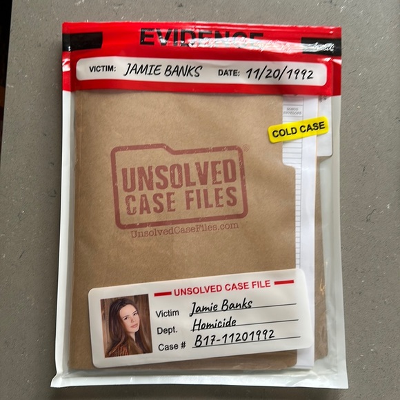 Other - Unsolved case file - cold case: Jamie Banks
